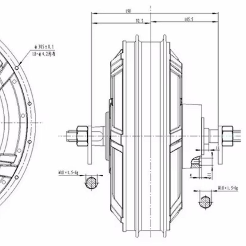 QSモーター 273モデル 72v-144v スポークホイー - Qs Motor 273 8000W Hub Motor のレビューと価格